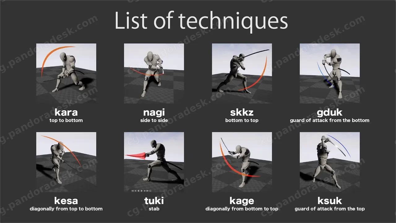 日本武士刀动作-Japanese sword action