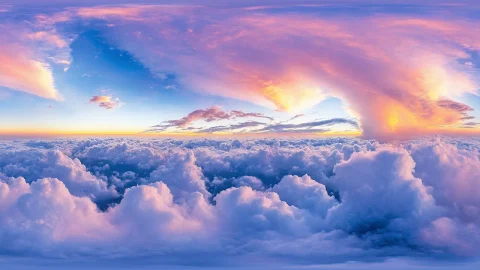 HDR全景图 - HDRI Into The Clouds Panoramas