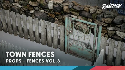 围栏 第三卷 - 城镇模块化组件 Fences VOL.3 - Town Modular