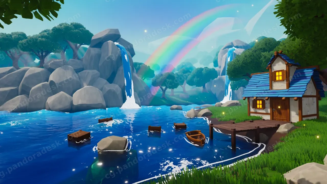 卡通水着色器 - Cartoon Water Shader