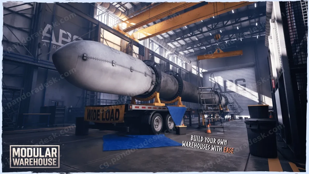 模块化仓库 - Modular Warehouse (Warehouse, Industrial Warehouse, Hangar, Factory, Warehouse)