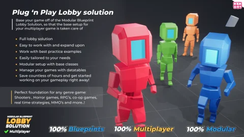 多人蓝图大厅解决方案 - Multiplayer Blueprint Lobby Solution