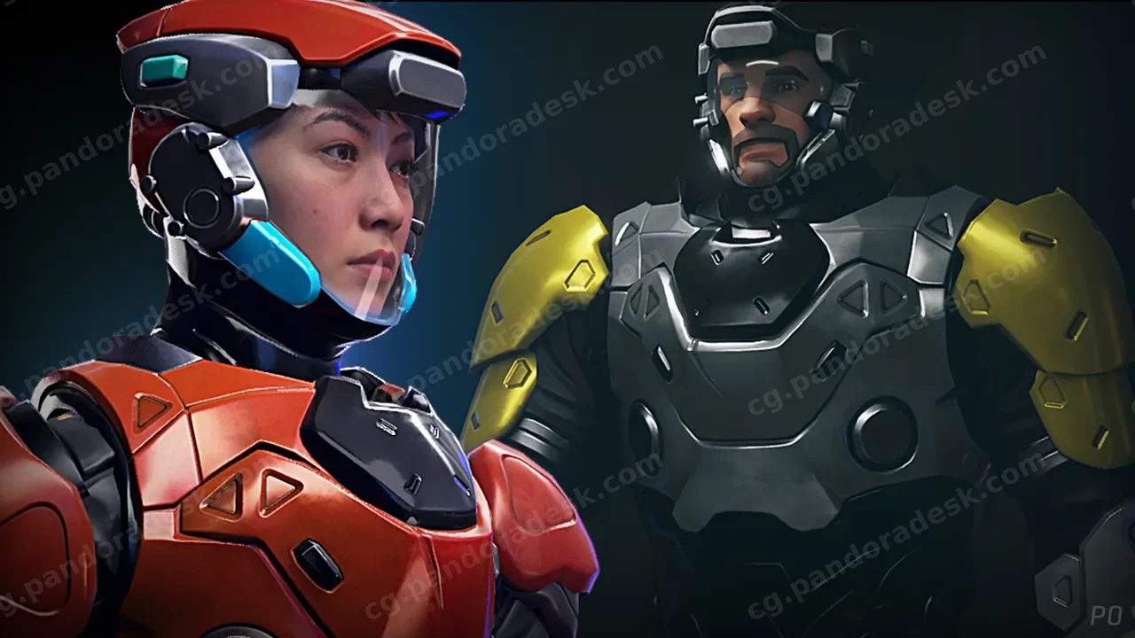 科幻军队士兵部队角色模型 SciFi Troopers Set