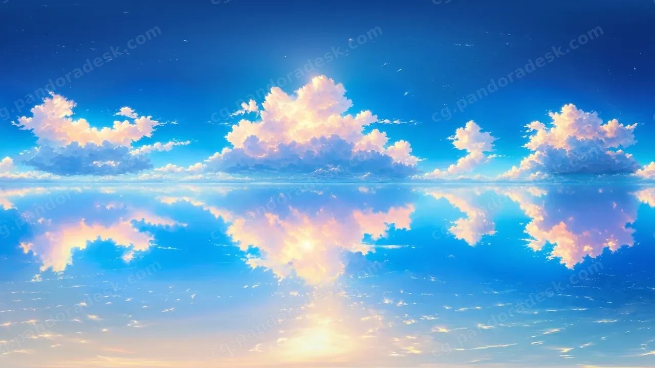 卡通动漫天空盒贴图 - Anime Sky HDRI Plus