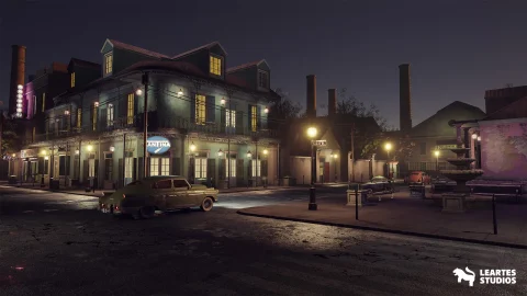 法国区街道环境 - French Quarter Street Environment