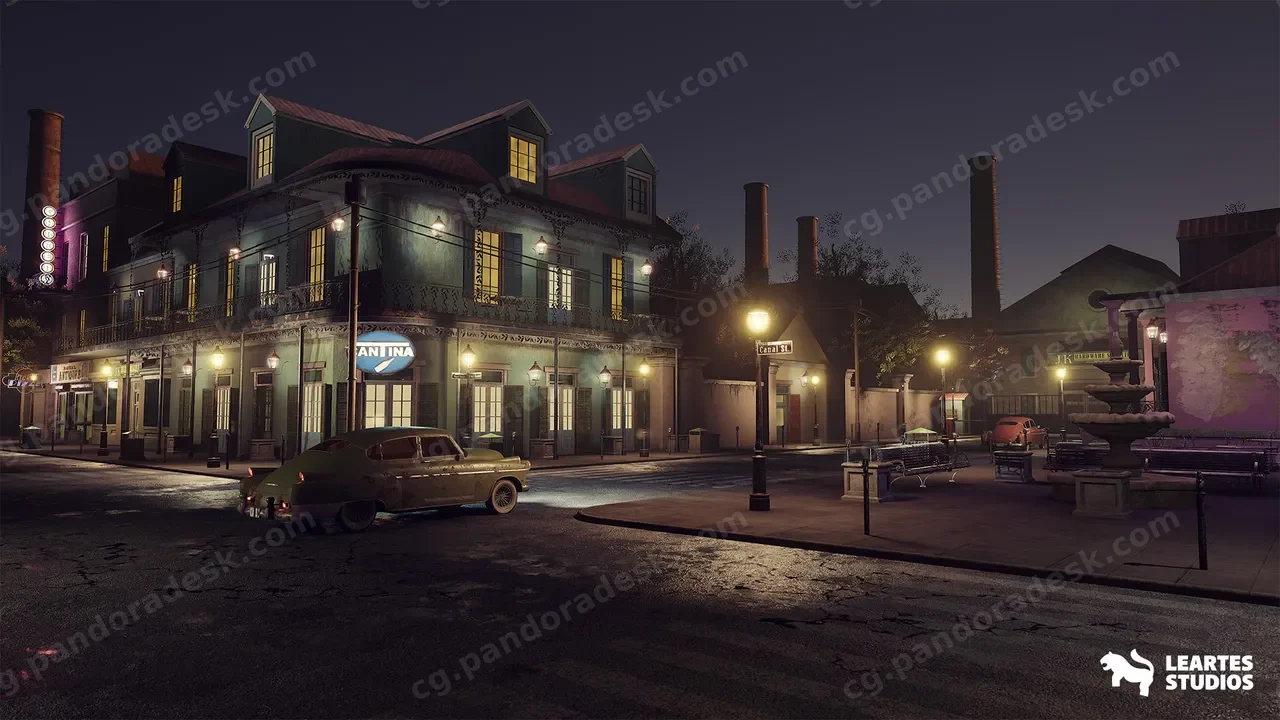 法国区街道环境 - French Quarter Street Environment