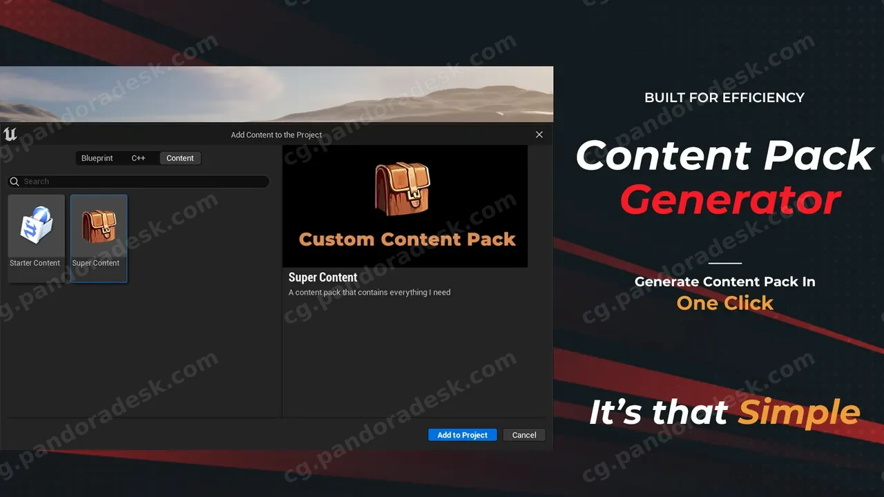 内容包生成器 - Content Pack Generator