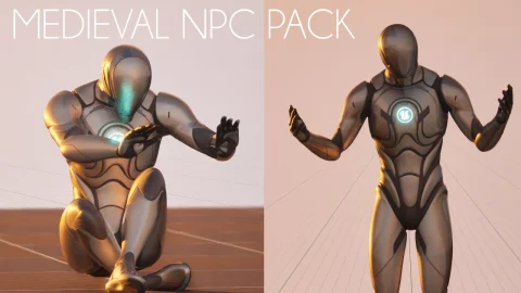 中世纪NPC人物动画包 Medieval NPC Animation Pack