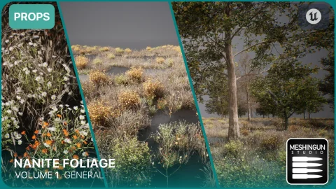 Nanite植被树木灌木丛草模型 Nanite Foliage Vol1