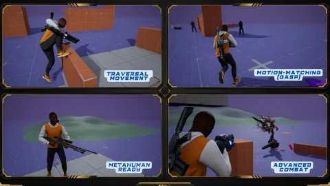 第三人称射击游戏模板 - Voyager Third Person Shooter Template v3.1
