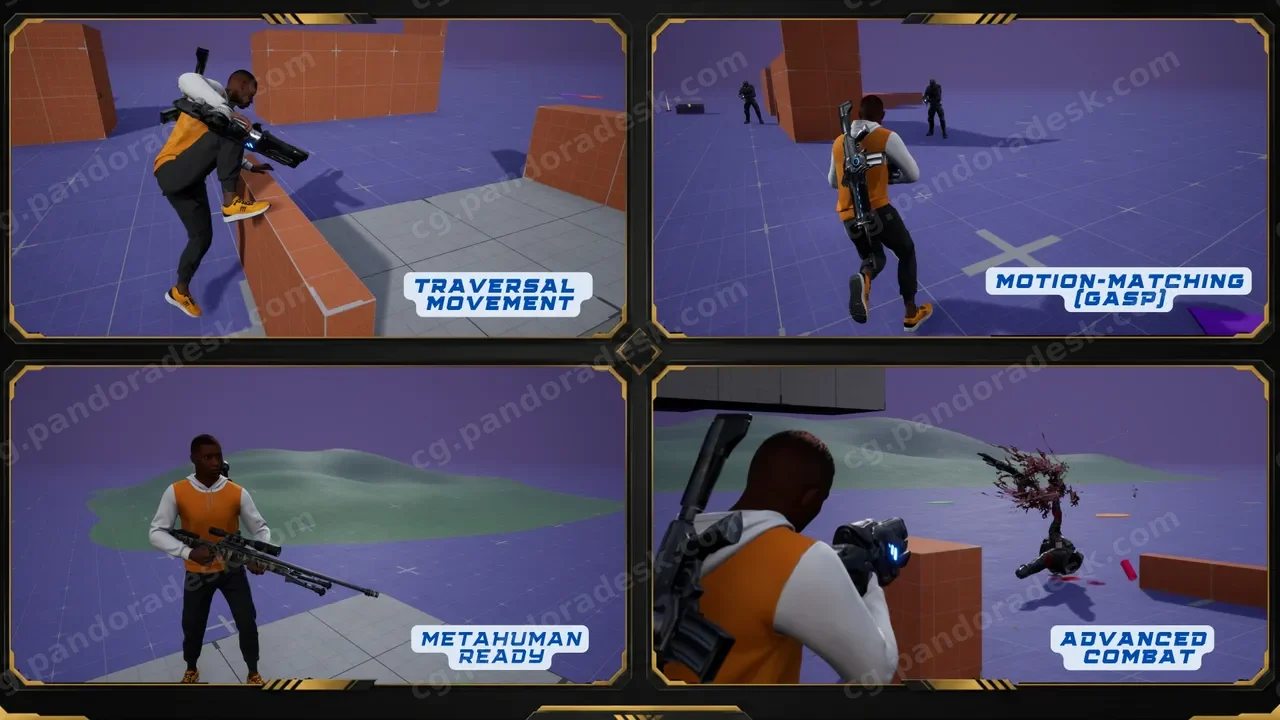 第三人称射击游戏模板 - Voyager Third Person Shooter Template v3.1
