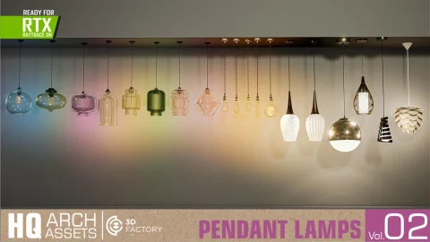 吊灯 - HQ Pendant Lamps Vol. 2