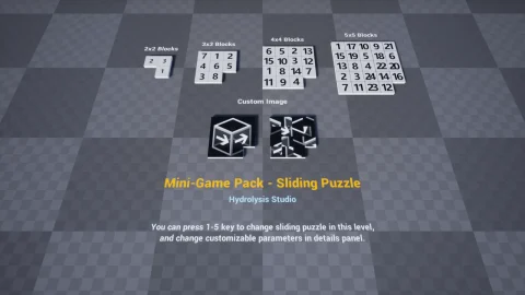 迷你游戏包 - 滑动拼图 Mini-Game Pack - Sliding Puzzle