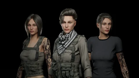 模块化女兵 Modular Female Soldier