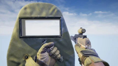 FPS手枪和盾牌动画 - FPS ANIMATIONS PISTOL (TACTICAL SHIELD)