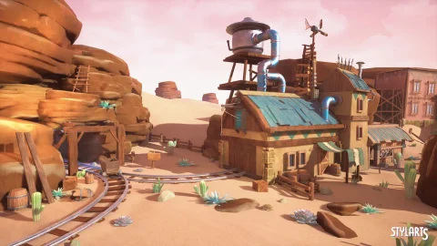 风格化沙漠屋 - Stylized Desert House