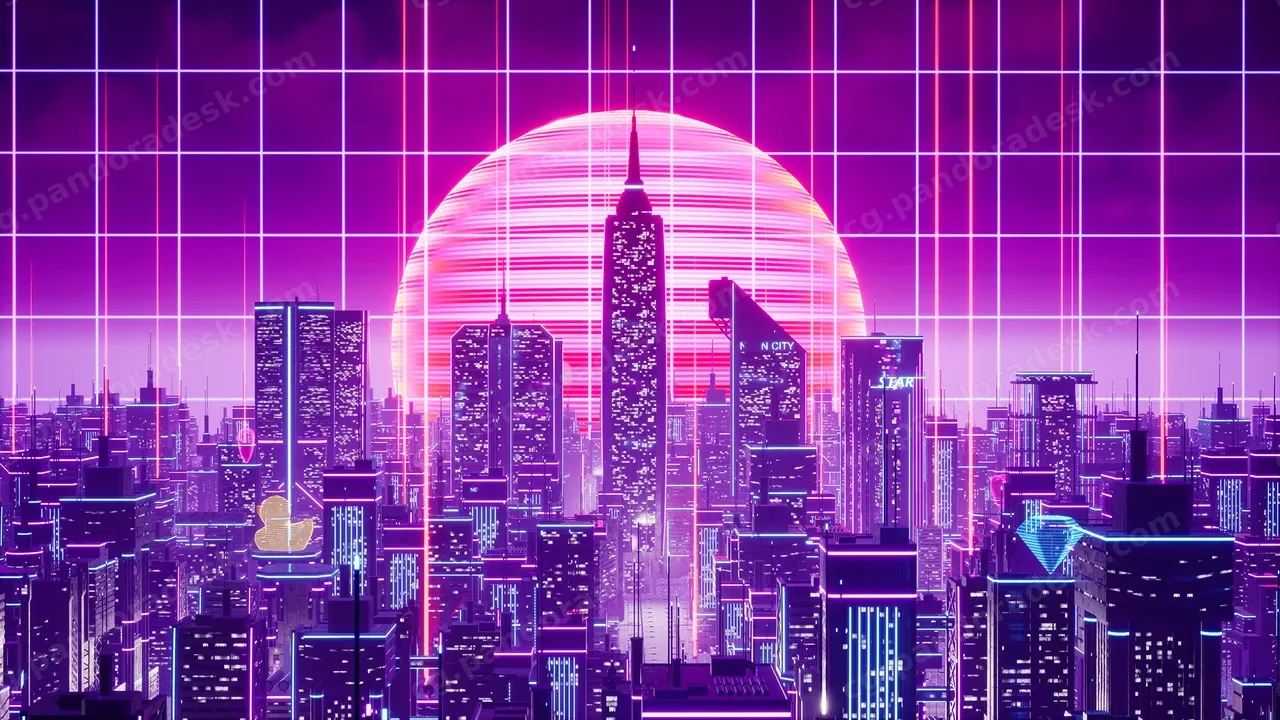 霓虹城市 - Neon City - Synthwave