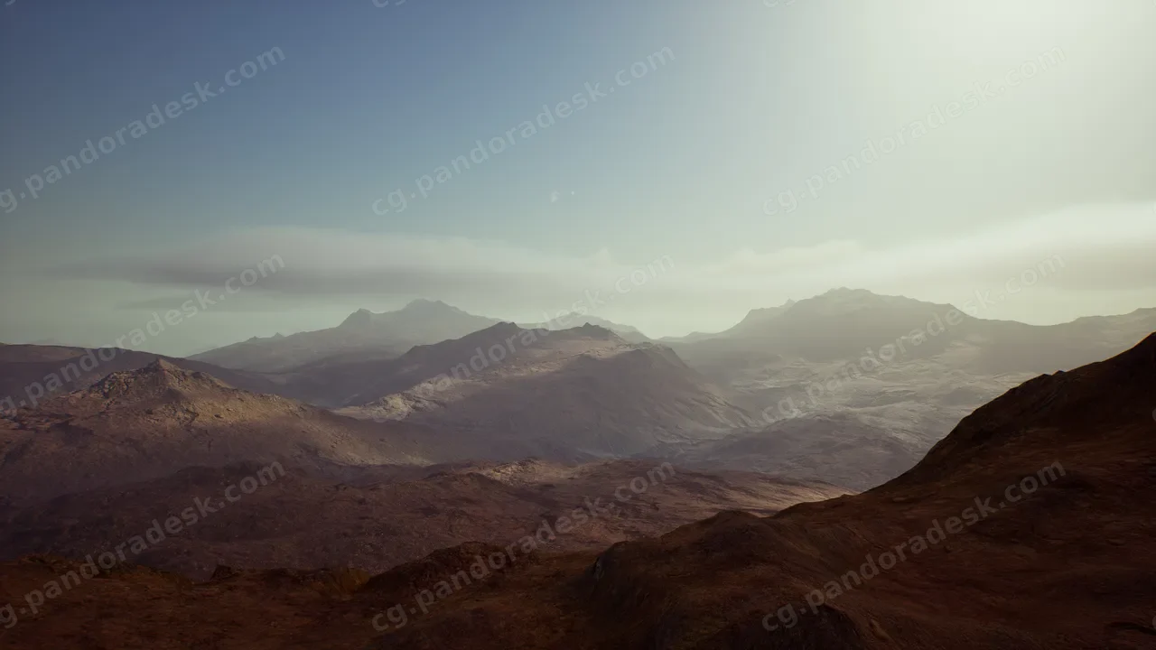 荒原地貌 Badlands Landscape