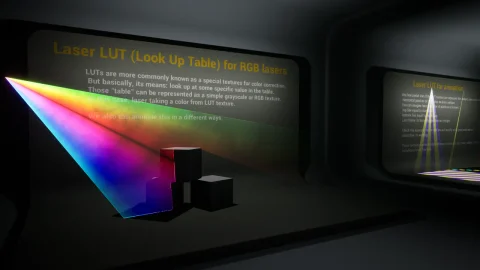 激光扫描特效-Lasers with shadows