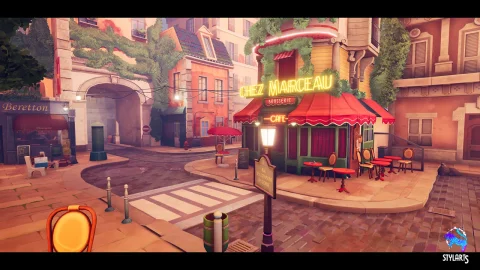 风格化巴黎街 - Stylized Paris Street ( Stylized , Street , Stylised )