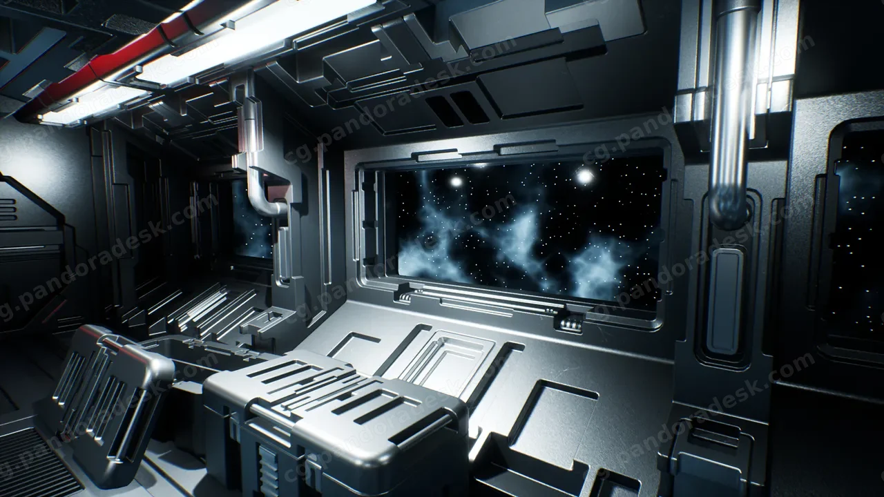 空间站飞船内部-Modular Sci-Fi Interior II