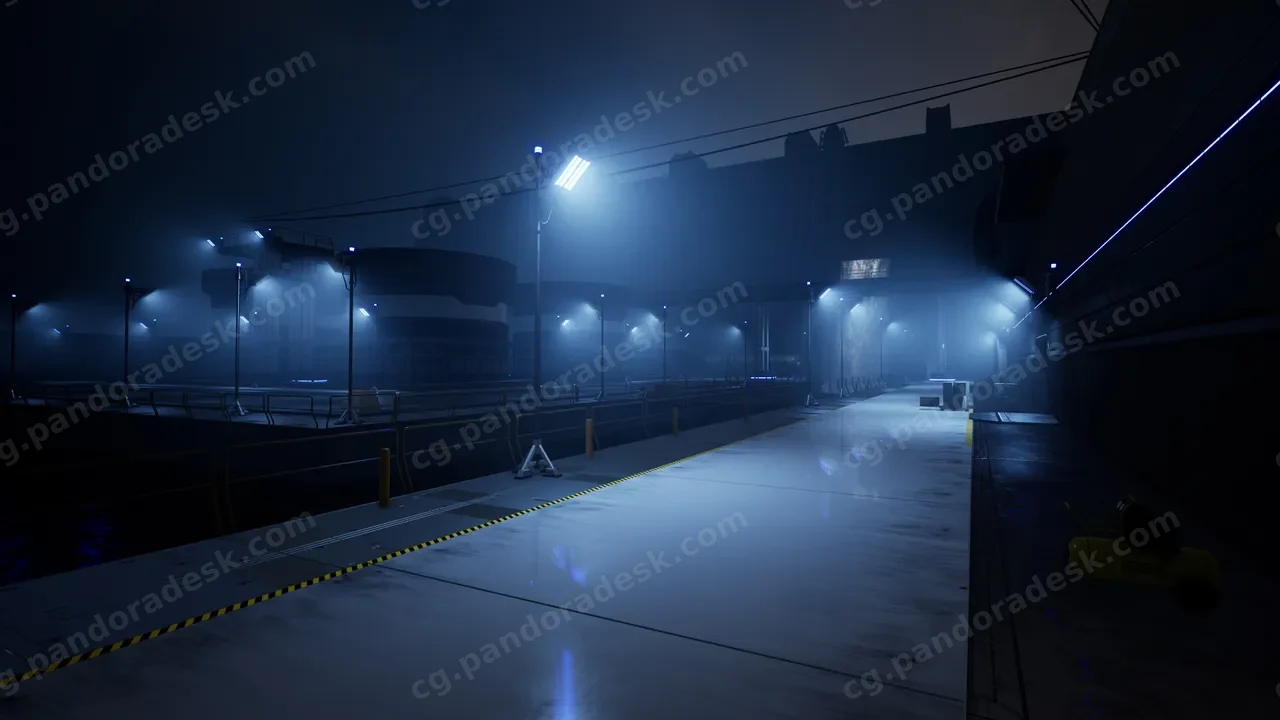 模块化科幻处理站环境 Modular Sci-Fi Treatment Station Environment