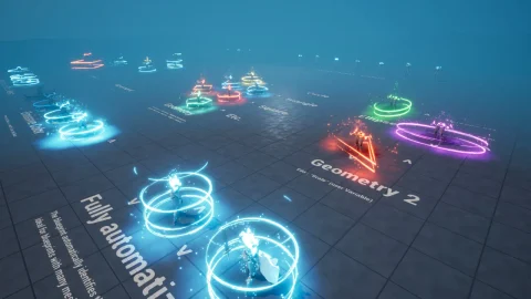传送系统(视觉特效+蓝图)-Teleportation system (VFX + Blueprints)