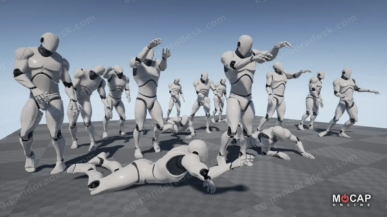 丧尸动作动画-Zombie Starter - MoCap Pack