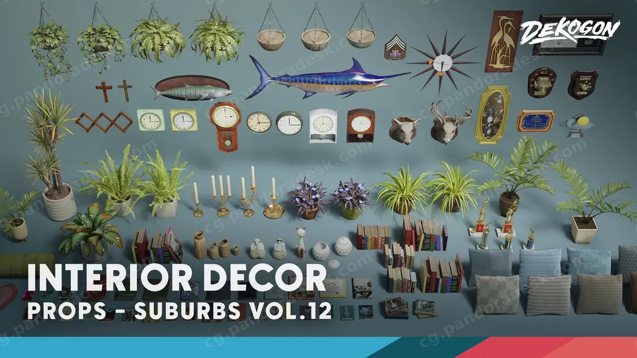 室内装饰 - Suburbs VOL.12 - Interior Decor (Nanite and Low Poly)