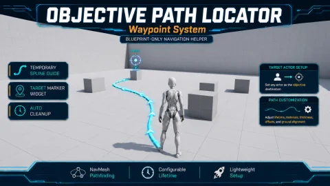 目标路径定位器——航点系统 Objective Path Locator – Waypoint System