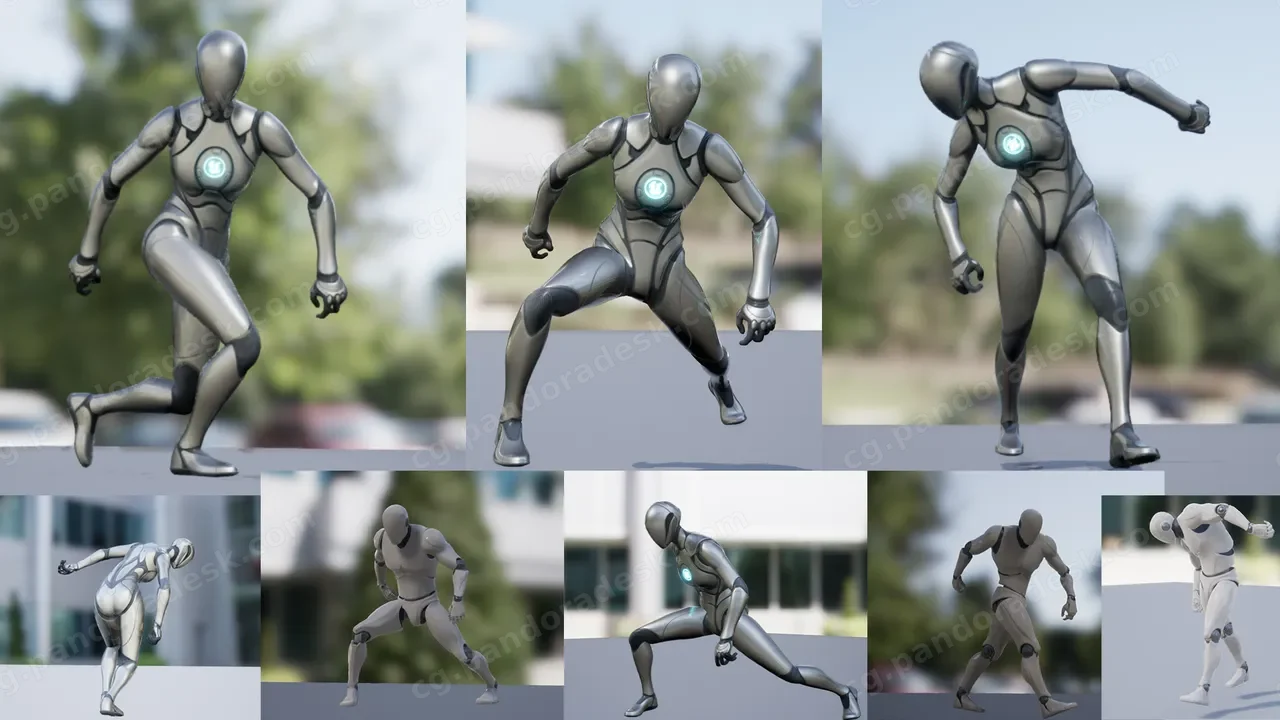 循环行走动画 Loop Walk Animations