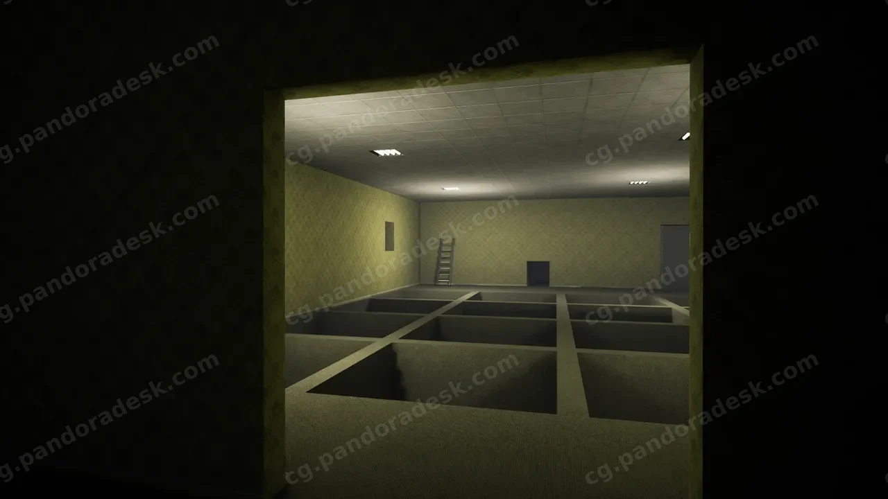 模块化密室后室场景 - The Backroom 5 Modular levels 1
