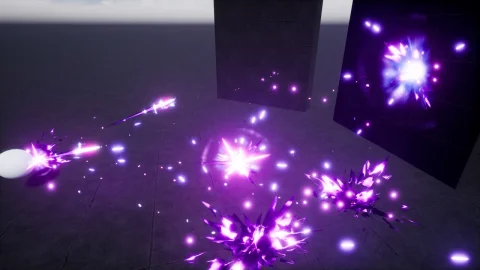 射击子弹特效 - Niagara Toon Projectiles