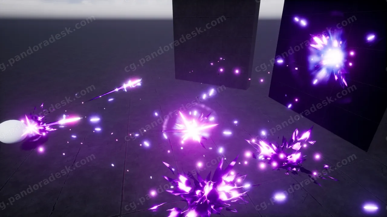 射击子弹特效 - Niagara Toon Projectiles