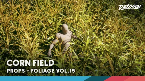玉米地 Foliage VOL.15 - Corn Field (Nanite and Low Poly)