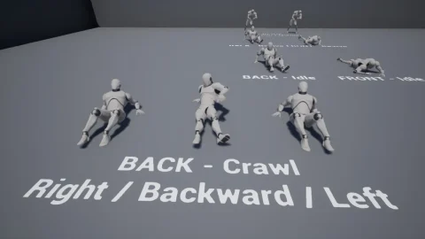 受伤复活动画包-Injured and Revive Animation Pack