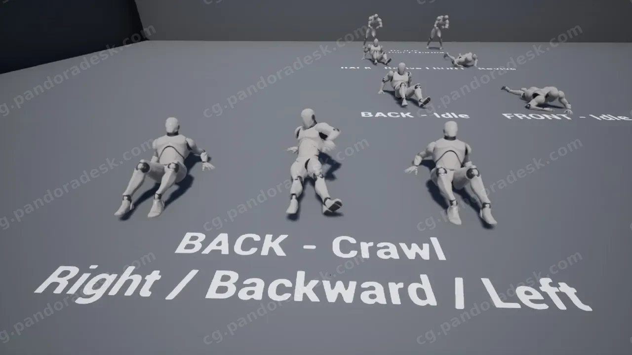 受伤复活动画包-Injured and Revive Animation Pack
