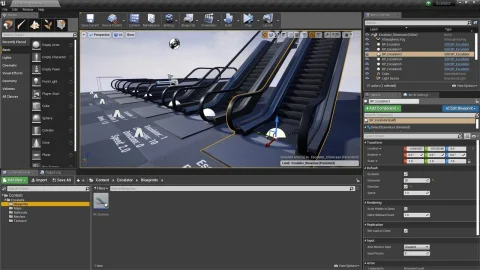 自动扶梯和自动人行道 - Procedural Escalator & Travelator