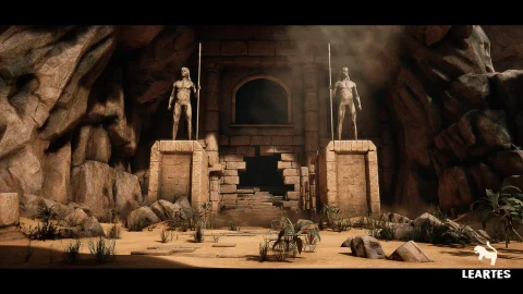 沙漠废墟环境 Desert Ruins Environment